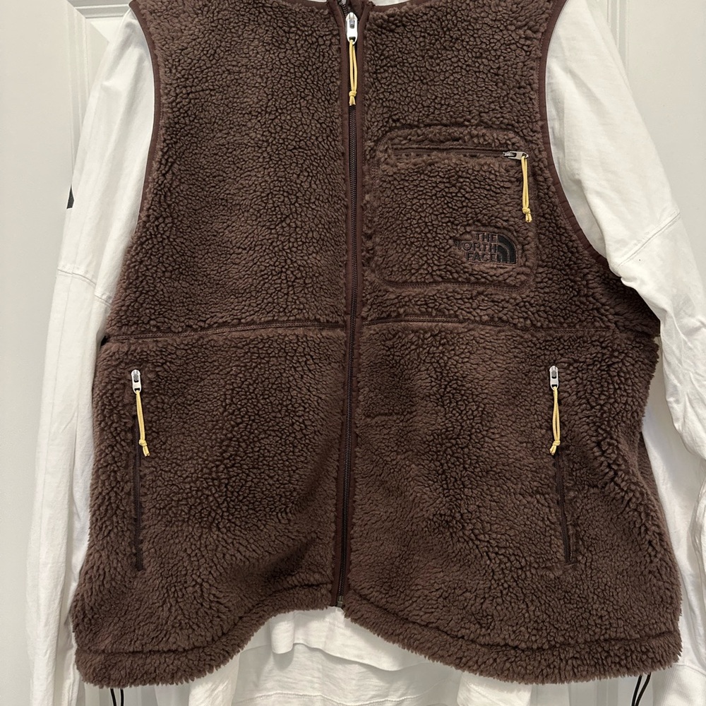 The North Face Brown Fleece Vest